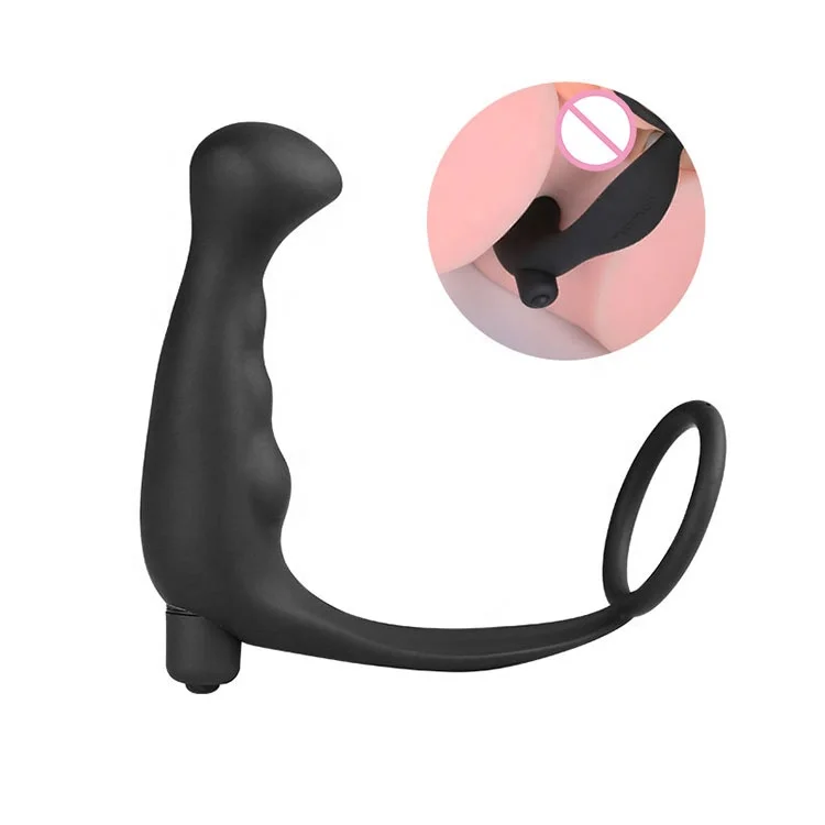 Adult Men Penis Keep Strength Device Penis Cock Ring With Vibrator Clit Vagina Stimulator Anal Plug Sex Toy Delay Ring