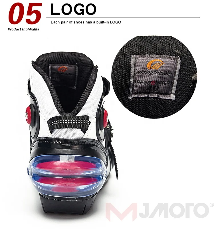 Original Motorcycle Ankle Boots Street Motorbike Riding Microfiber Leather Shoes Short Boots Motocross Sports Protective Boots