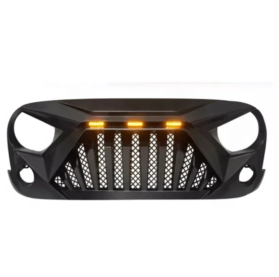 Front Grille For Jeep Wrangler 07-17 Grille with led light For Wrangler accessories