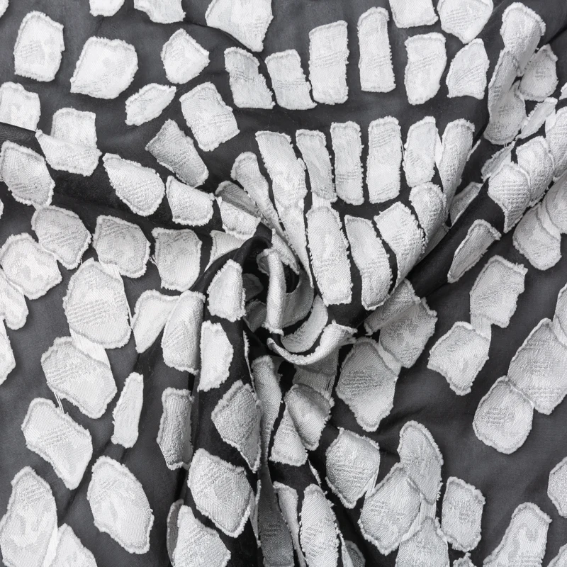 TDR886N-L  hot sell rayon  cotton jacquard clothing fabric for women dress