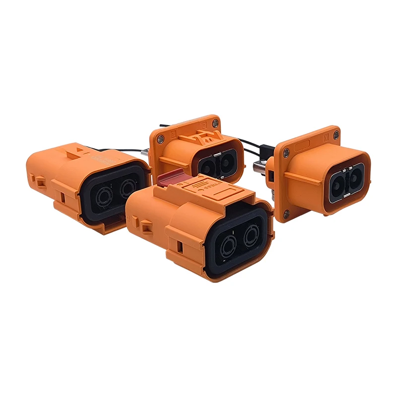 2 Pin 2Pin 3.6mm 50A Waterproof Amphenol HVIL Connector Plug and Socket for  EV Electrical Connectors Cars