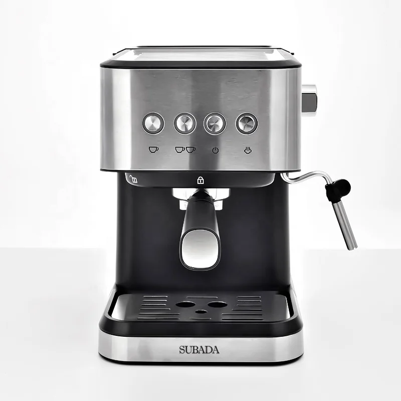 NEW Automatic 20bar cafe maker 2-in-1 Electric espresso coffee machine with With Steam Milk Frother for Latte and Cappuccino