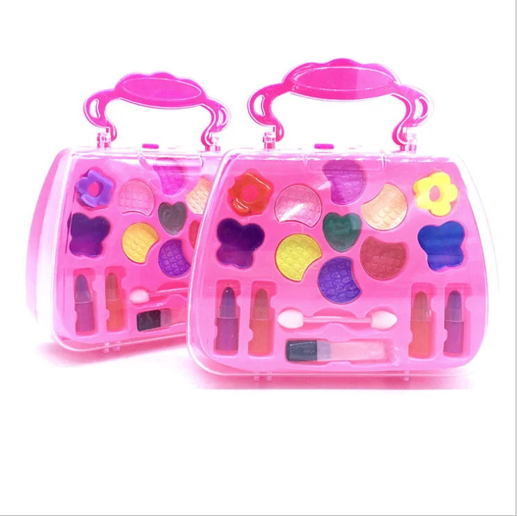 Оптовая продажа, модная детская сумка для девочек, цветной набор для макияжа, детские косметические игрушки