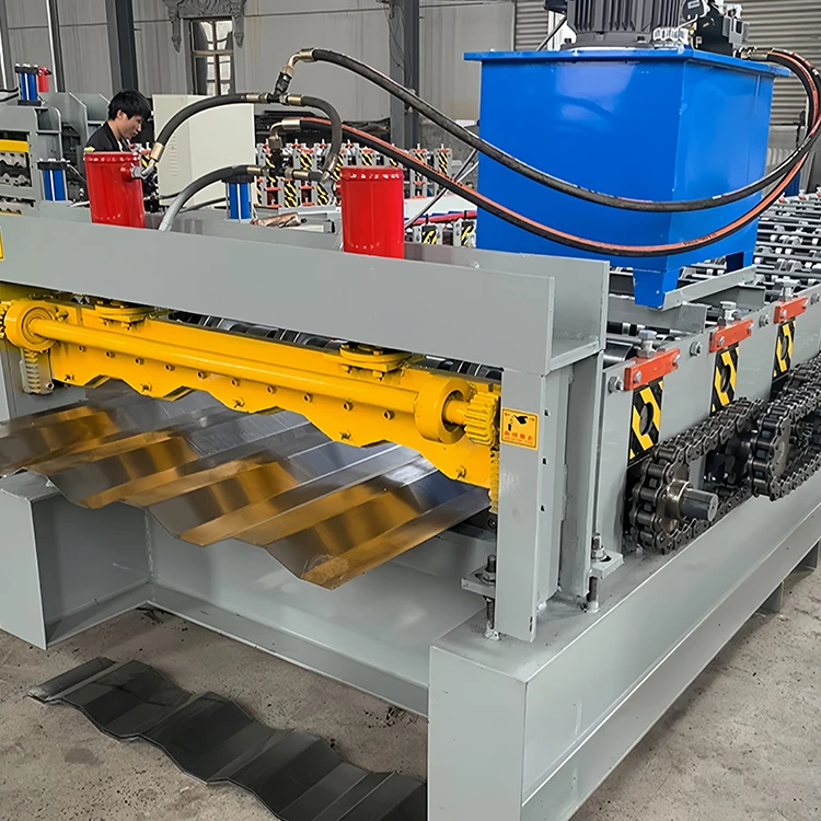 Metal container board forming machine For Car Carriage Body Panel Roll Forming 3d wall panel making machine China