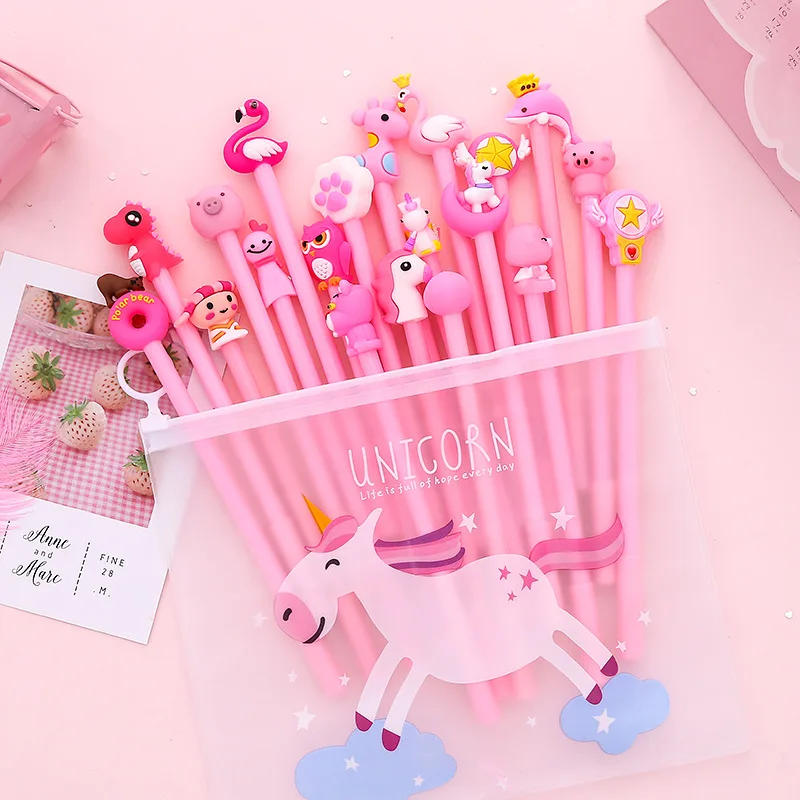 Hot Sale Jps Odm Kugelschreiber Kawaii Cute 20pcs Cartoon Gel Pen Set For Student
