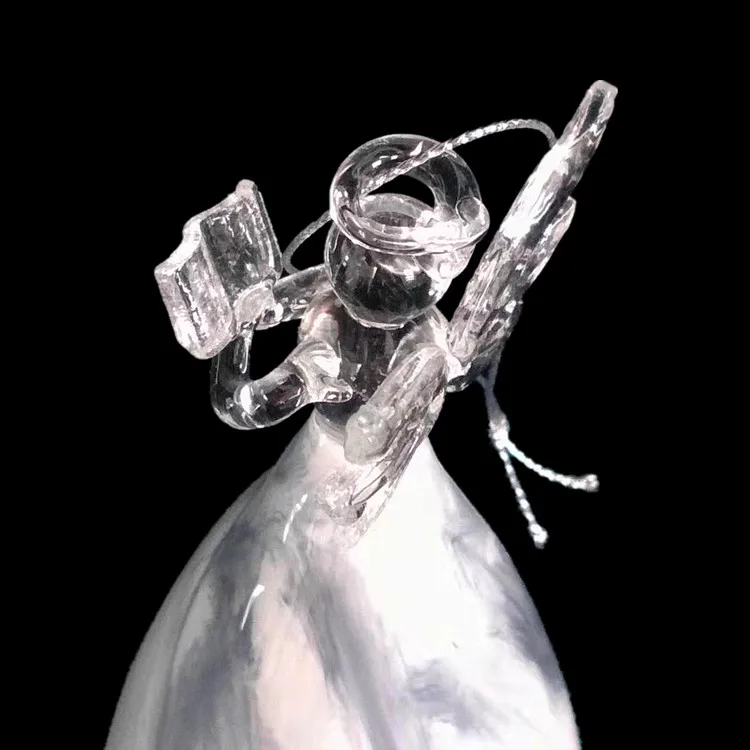 Wholesale Christmas decoration Blowed glass ornament Angel