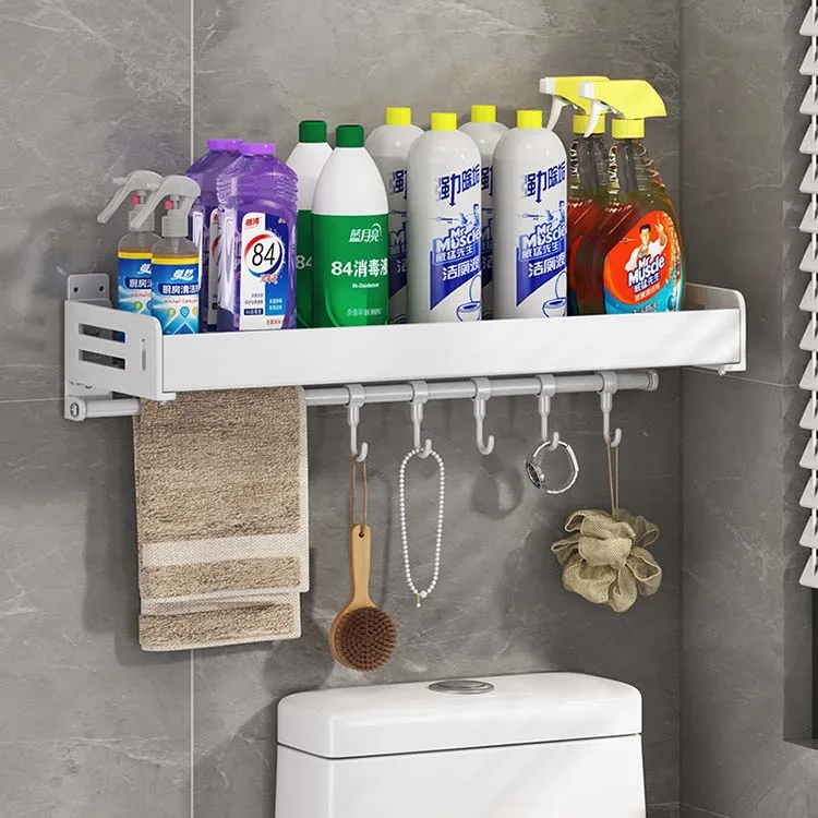 Multifunctional Carbon Steel Spice Bottle Organizer Rack Wall Mounted Kitchen Utensils Storage Spice Rack