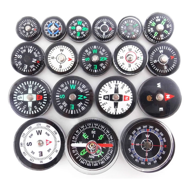 
Wholesale Mini Pocket Liquid Filled Button Marine Magnetic Compass Outdoor for Hiking Camping 