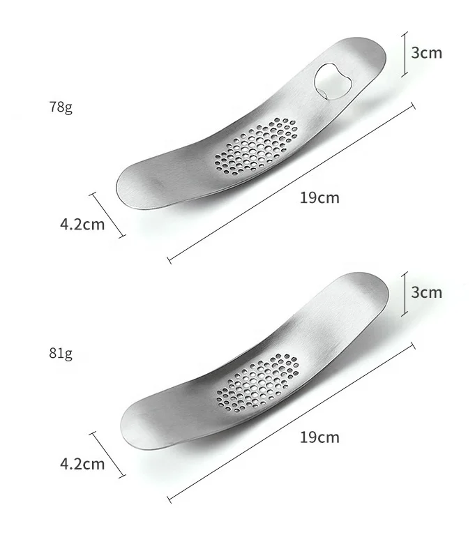 Stainless Steel Vegetable Dicer Kitchen Tools Garlic Rocker Crusher Garlic Press