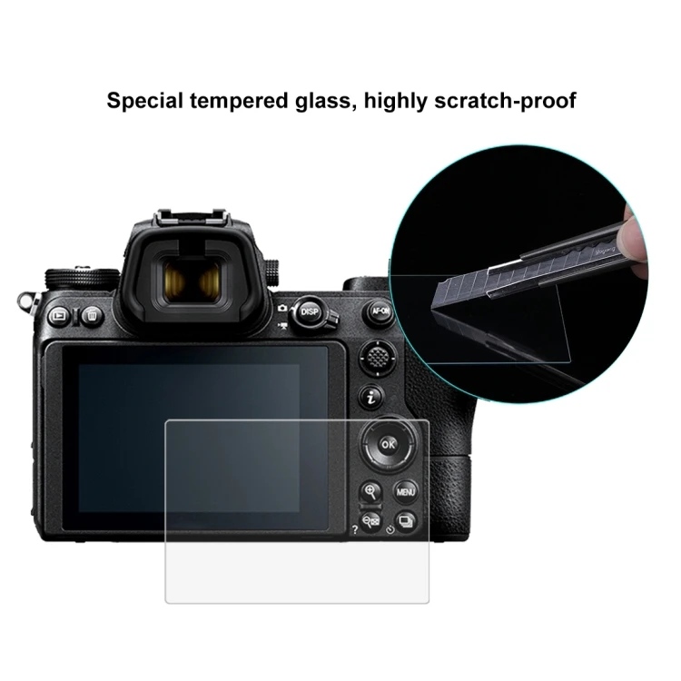 Оптовая цена PULUZ 2.5D 9H Закаленное стекло пленка для камеры Nikon Z6 / Z7 защита экрана ЖК-экрана