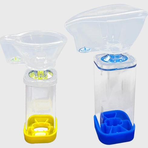 High Quality 175ml Plastic Spacer for Aerosol with silicone mask Aerosol Asthma Inhaler