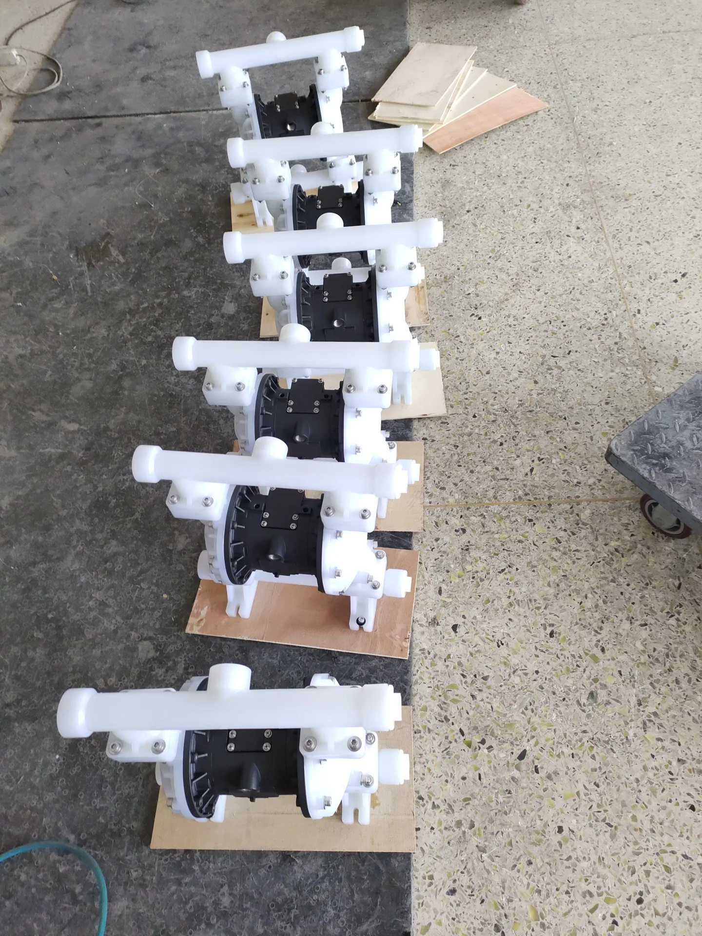 Polypropylene shell chemical ptfe pneumatic double diaphragm pump Diaphragm Acid Dose Pump Mechanical