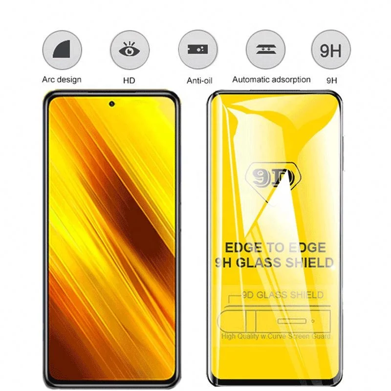 9D 21D Mobile Phone Tempered Glass Screen Protector For iphone 14 13 12 pro max protective glass Full Glue screen protector