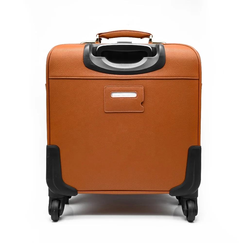 2 in 1 Convertible Leather Rolling DSLR Cameras and Lenses Bag Luggage SuitCase With Removable Anti-Shock Dividers