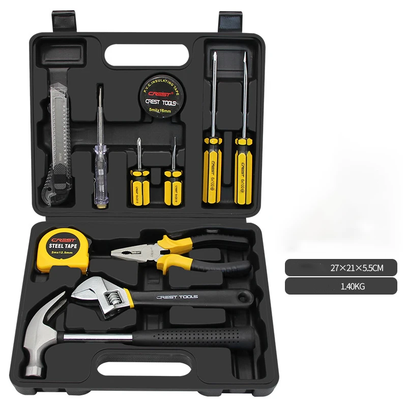 12-piece Set Of Hardware Tools Set Repair Tool Box Multifunctional Combination Tool Set Wholesale