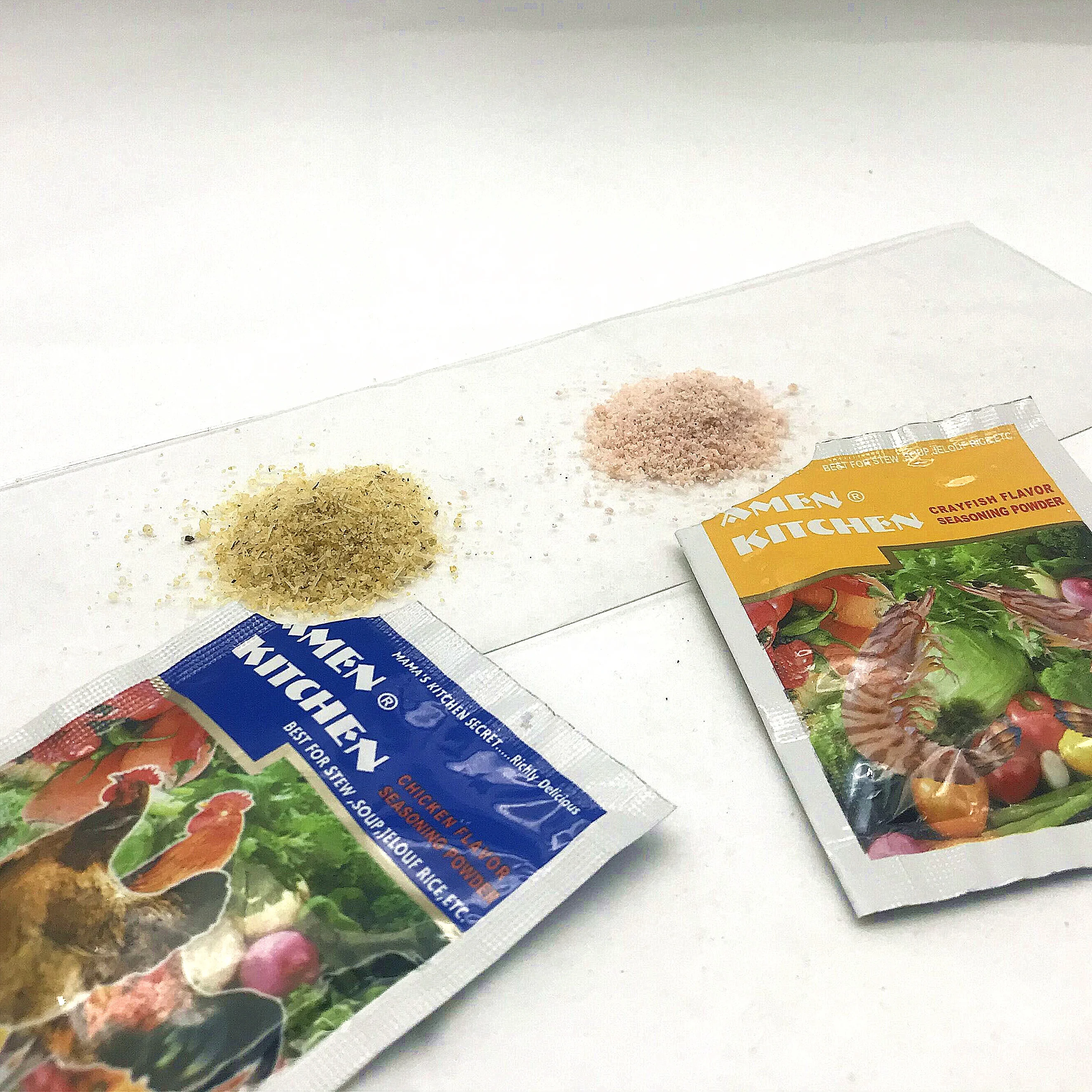 Low Price Guaranteed Quality Halal Condiment Seasoning 10g Chicken Shrimp Bouillon Powder For African Halal Muslim Cook
