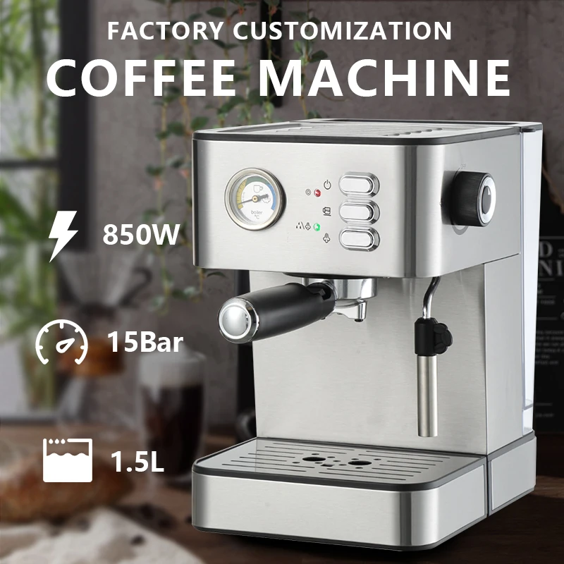 Aluminum alloy boiler filter holer 15/20 bar Household cafe machine espresso coffee maker machine
