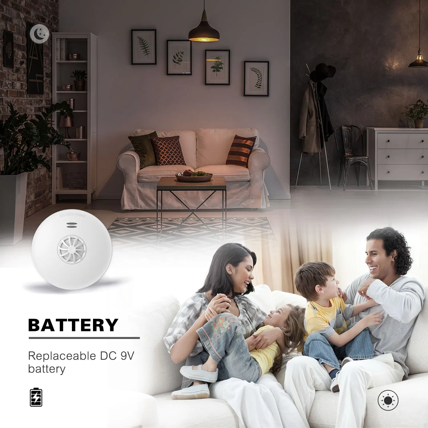 Manufacture INTERTEK GS592 Microprocessor combined smoke and heat detector