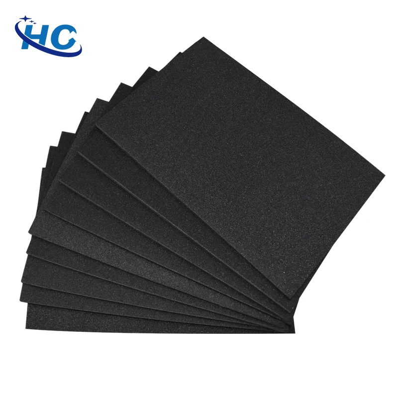 Hanchang cushioning material 45 degree EVA foam sponge double-sided adhesive carving inner support lining