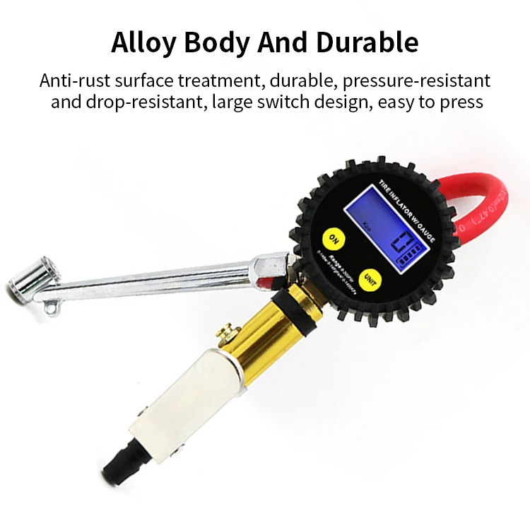High Quality Pressure Gauge 2 Pen Type Tire Pressure Gauge Dry Pressure Gauge for Car Repairing