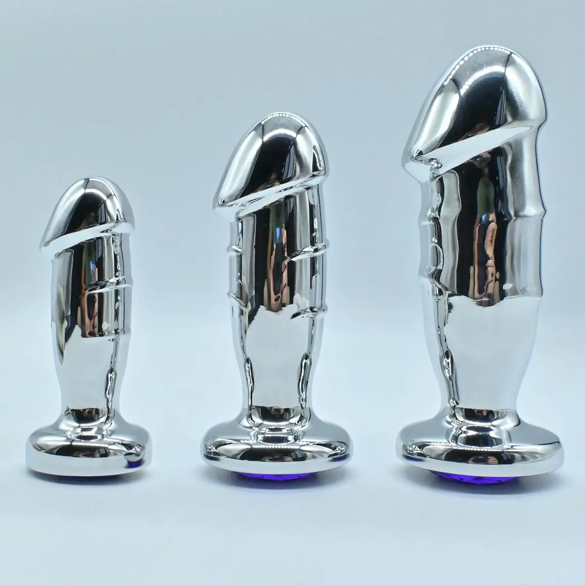 Dropshipping Dildos Shaped Butt Plug Sex Toy Metal Anal Plugs Men Plug for Man Dildo Erotic Massager Stimulator Anal Trainer