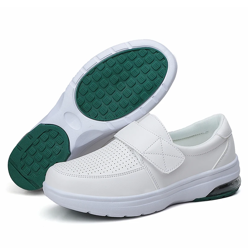 Custom Hospital Air Cushion Anti Slippy White Nursing Women Nurse Shoes
