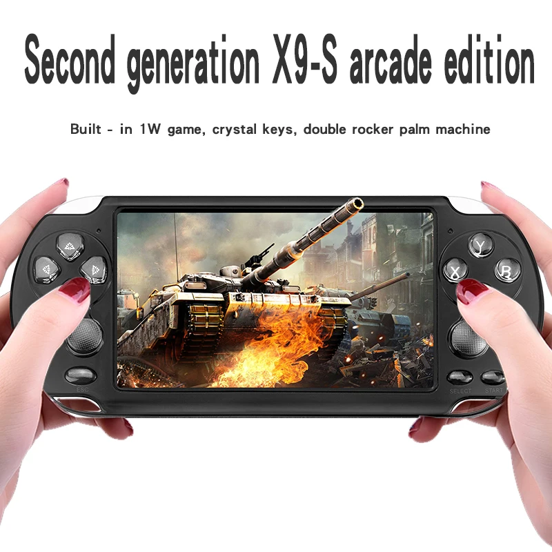 Portable Classic Game Player TV Video Game Consoles 128 Bit 8GB 5.1 Inch Screen With Camera Gaming Device Handheld Game Players