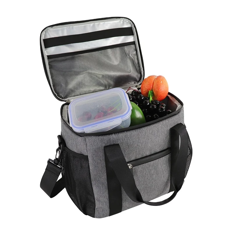 Polyester cooler bag Eco Friendly thermostat outdoors Picnic Insulated Thermal Lunch polyester Lunch cooler bag