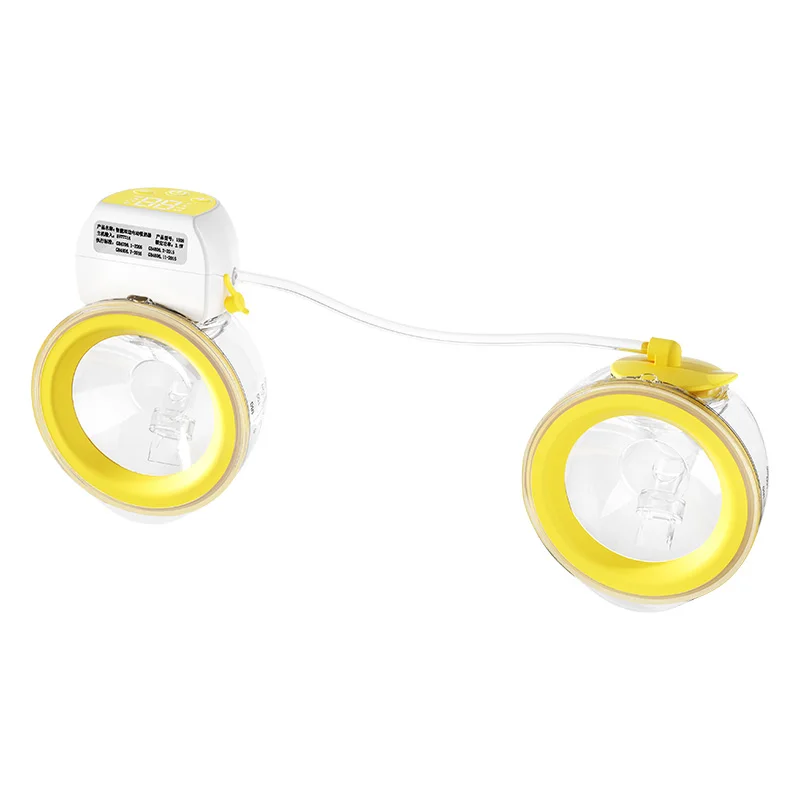 New fashion USB rechargeable travel Portable Hands Free Silicone Double Electric Wearable Breast Pump
