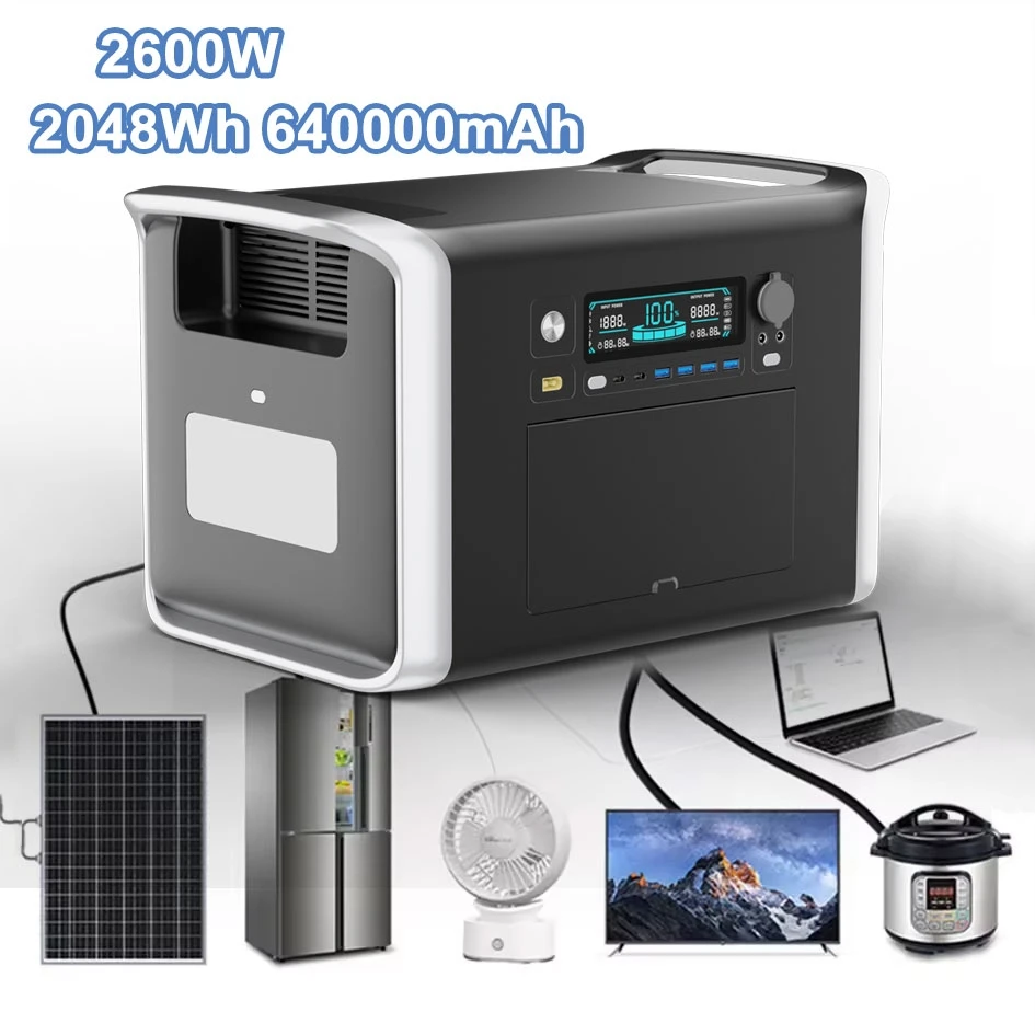 1000W 2000W 3000W Emergency Solar Generator UPS Portable Power Station Backup Energy Storage Battery