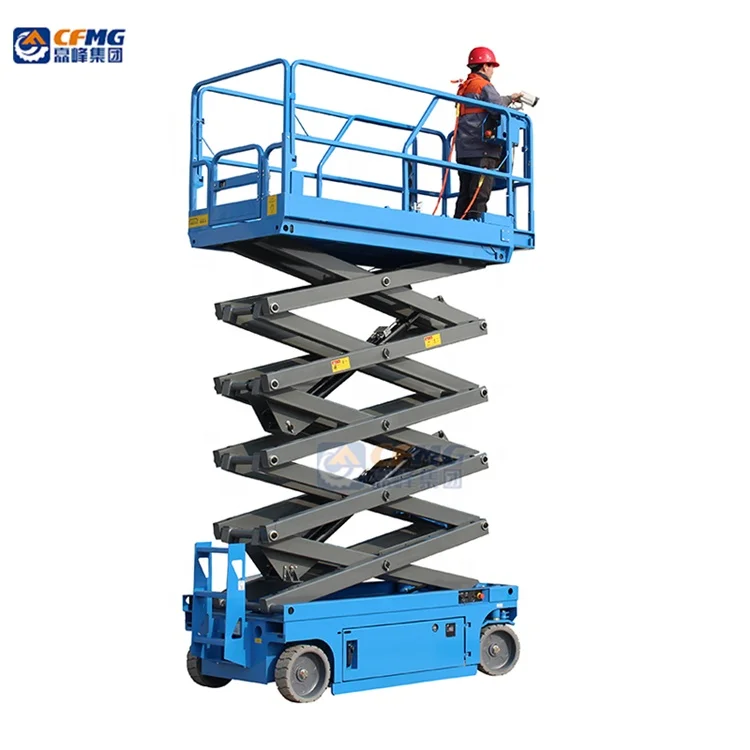 Hydraulic Mobile Elevating Platform Scissor Construction Lifter Electric Ladder Lift