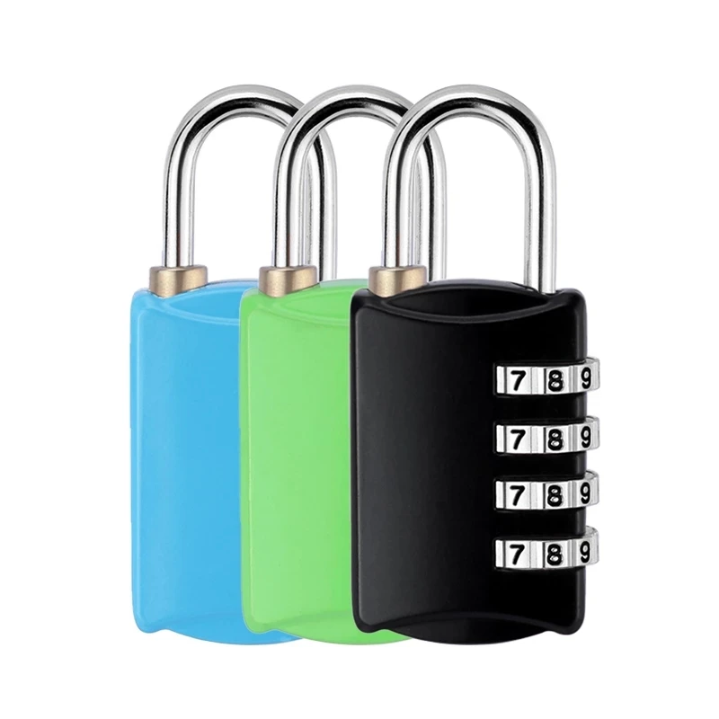 4 Digit Combination Locks Travel Suitcase Luggage Bag Code Lock Padlock Well For Baggage Toolbox Gym Locker