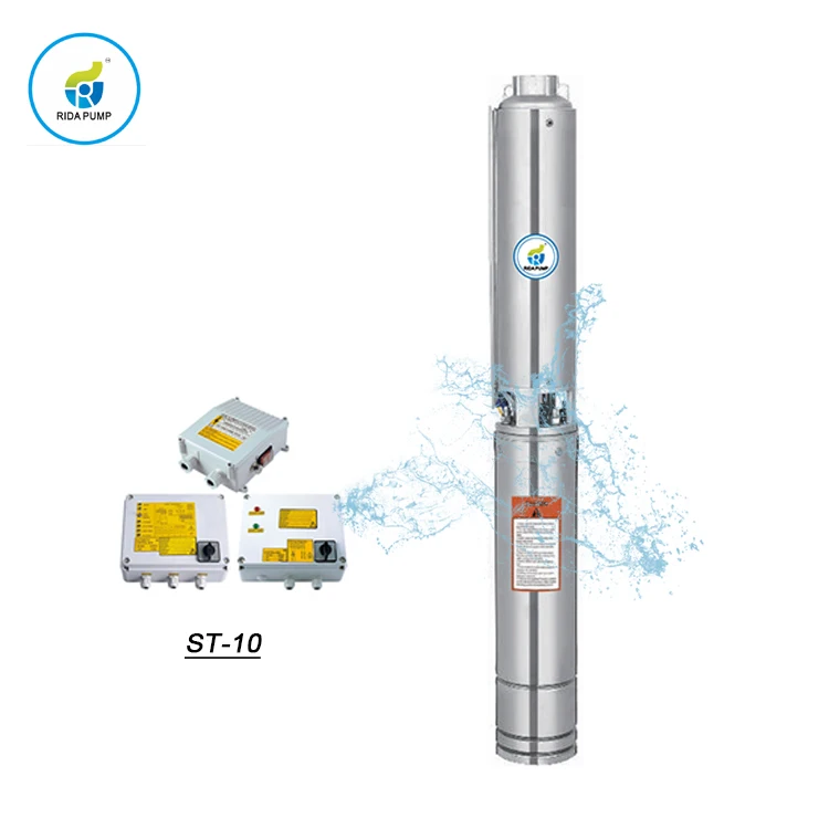 RIDA 4Inches Agriculture Single Phase Motor Submersible Deep Well PumpFor Civil and Industrial Applications