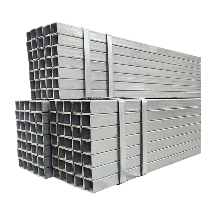 80x80 HDG SHS steel tube Q235B Hot dip galvanized welded square hollow sections steel tube