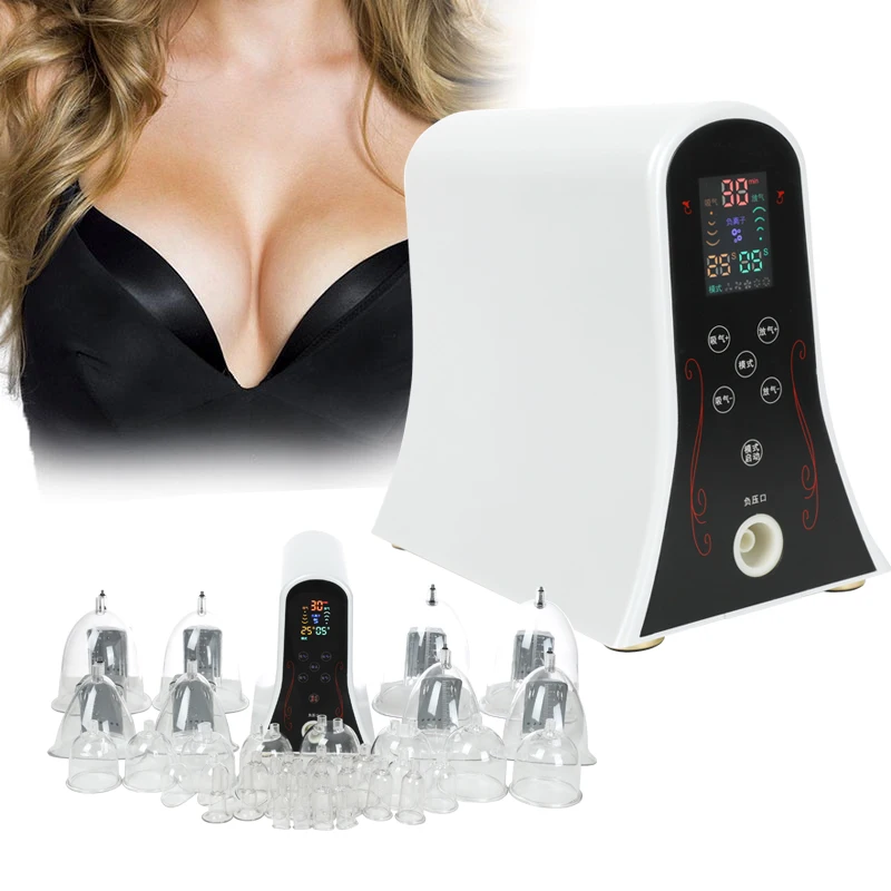 Big Pump Cupping Therapy Vacuum Breast Enlargement Device Suction Cups Beauty Machine For Breast Buttock Treatment