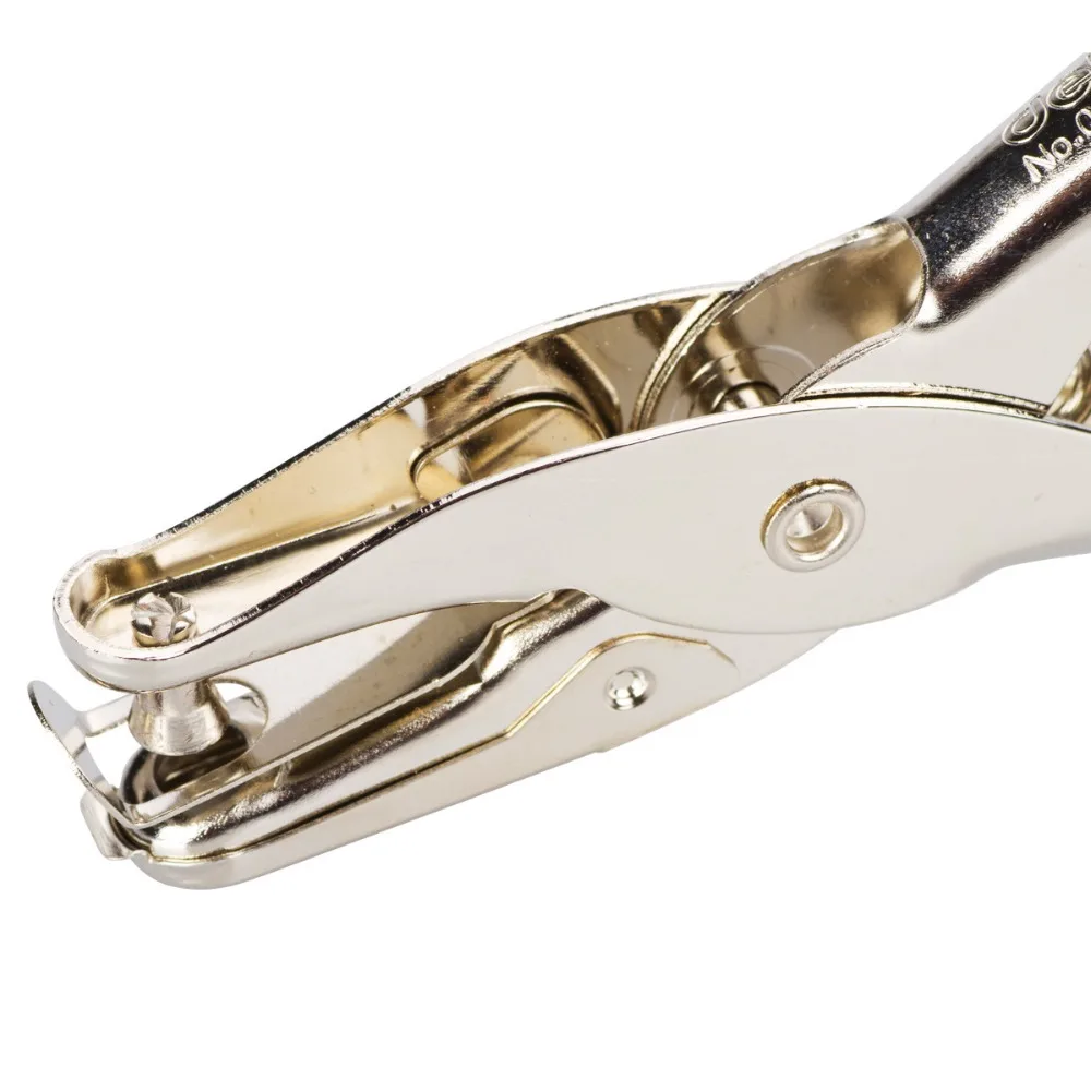
Metal 6mm Pore Diameter Punch Pliers Single Hole Puncher Hand Paper Scrapbooking Punches 1-8 Pages Paper Hole Puncher 