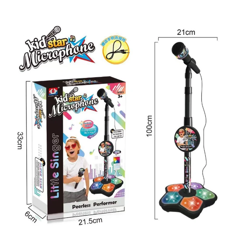 Girl Gifts Battery Operated Toy Gaming Mini Keyboard Musical Instrument Piano With Microphone For Kids Toddlers 1-3 Year Old