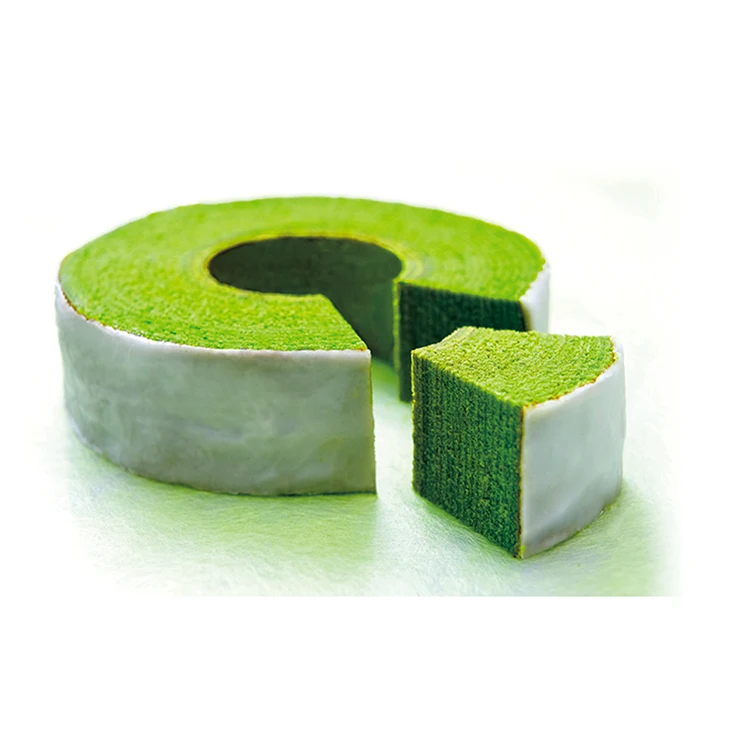 
Handmade matcha dessert kid Japan bakery cake with none decoration 