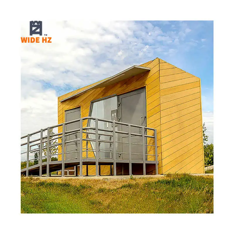 Portable outdoor bathroom toilet and shower WC container cabin