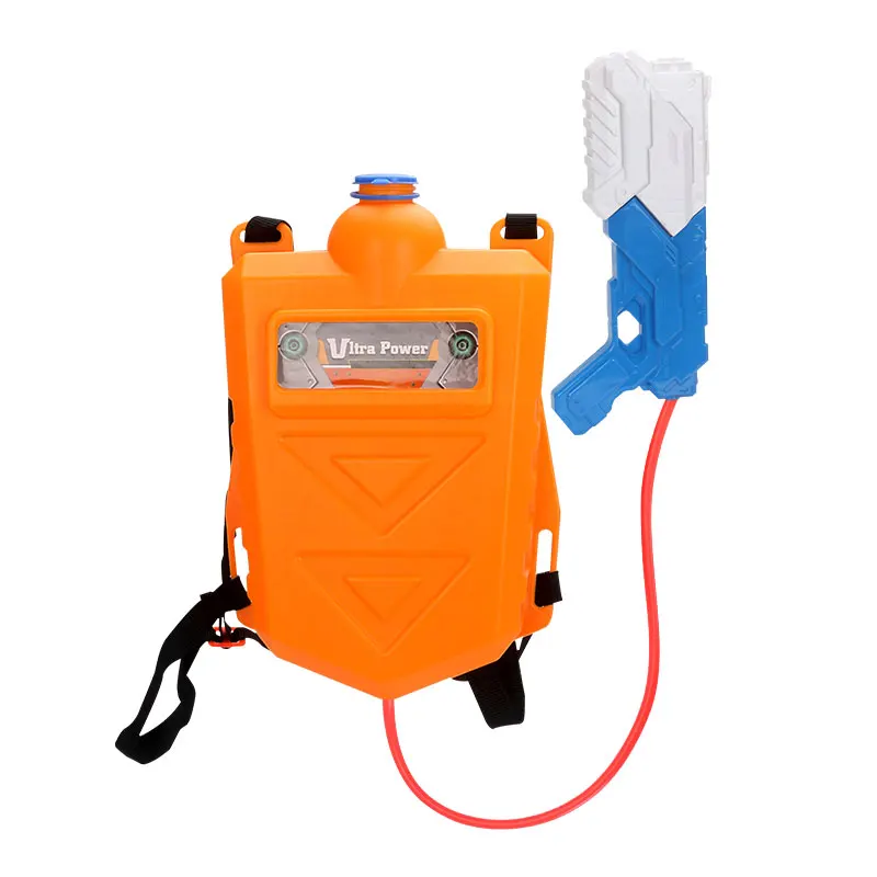
Boys Green Orange large capacity backpack water gun for carnival shooting game water gun large size with backpack 1 piece 