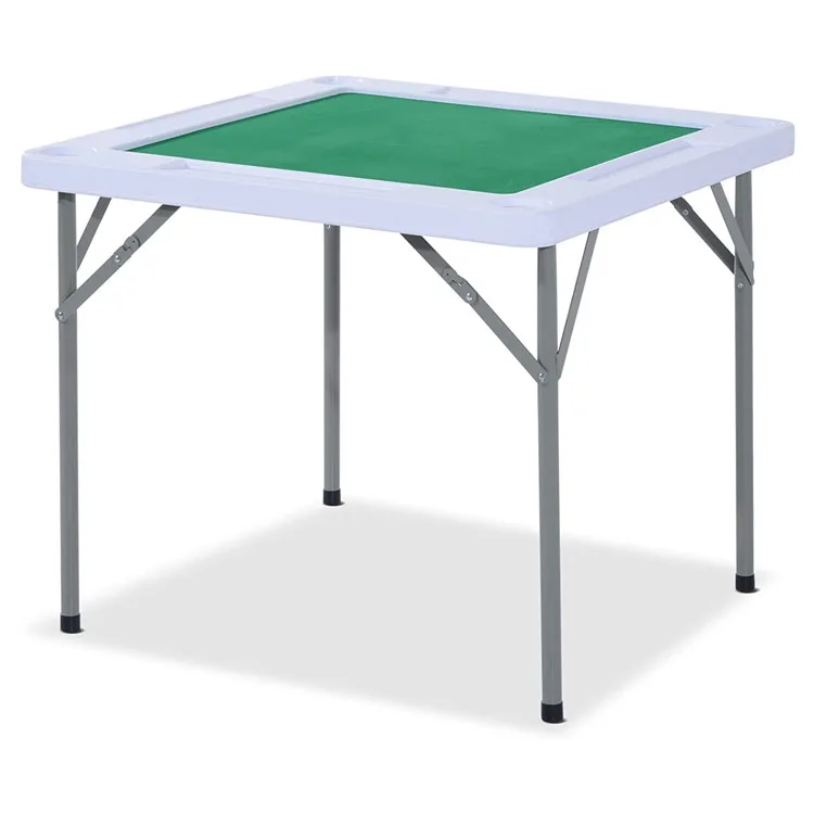 Портативный складной стол для игры в маджонг, покер, домино, карта для 4 игроков, 35 дюймов