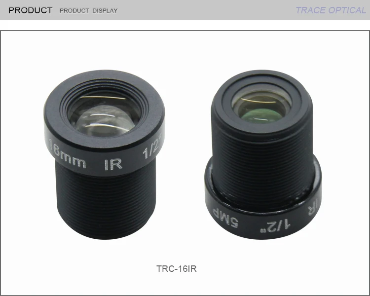 Sony M12 S mount 16mm telephoto cctv board lens with ir filter