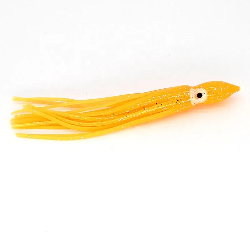 KY Sea Fishing Luminous Squid Soft Baits Squid Rubber Skirt Fishing Bait Soft Lure Artificial Bait Artificial Fishing Lures