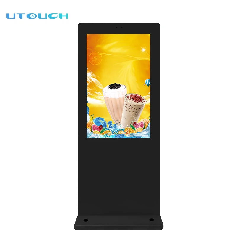 65 дюймов онлайн торгового центра за пределами сети напольная подставка digital signage наружная реклама оборудование