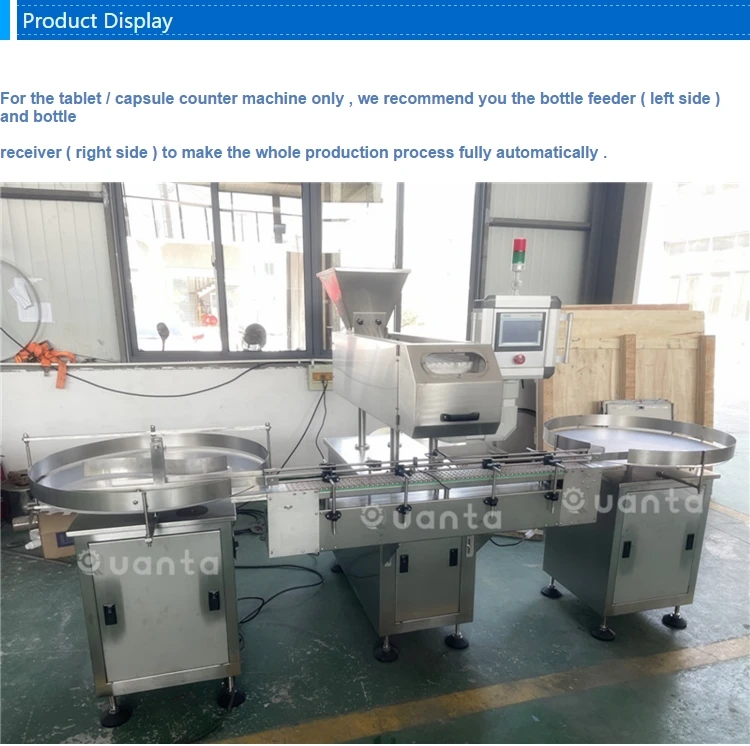 8 Lane Counting Filling Machine Digital Automated Tablet Pharmacy Pill Capsule Counter
