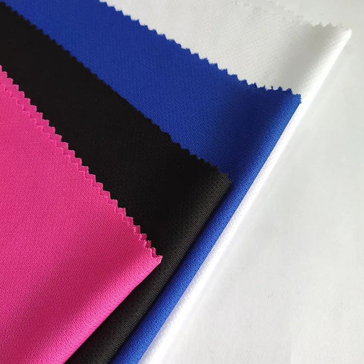 
Bird eye fabric mesh fabric small pot bird eye 100% polyester knit fabric for sports wear 
