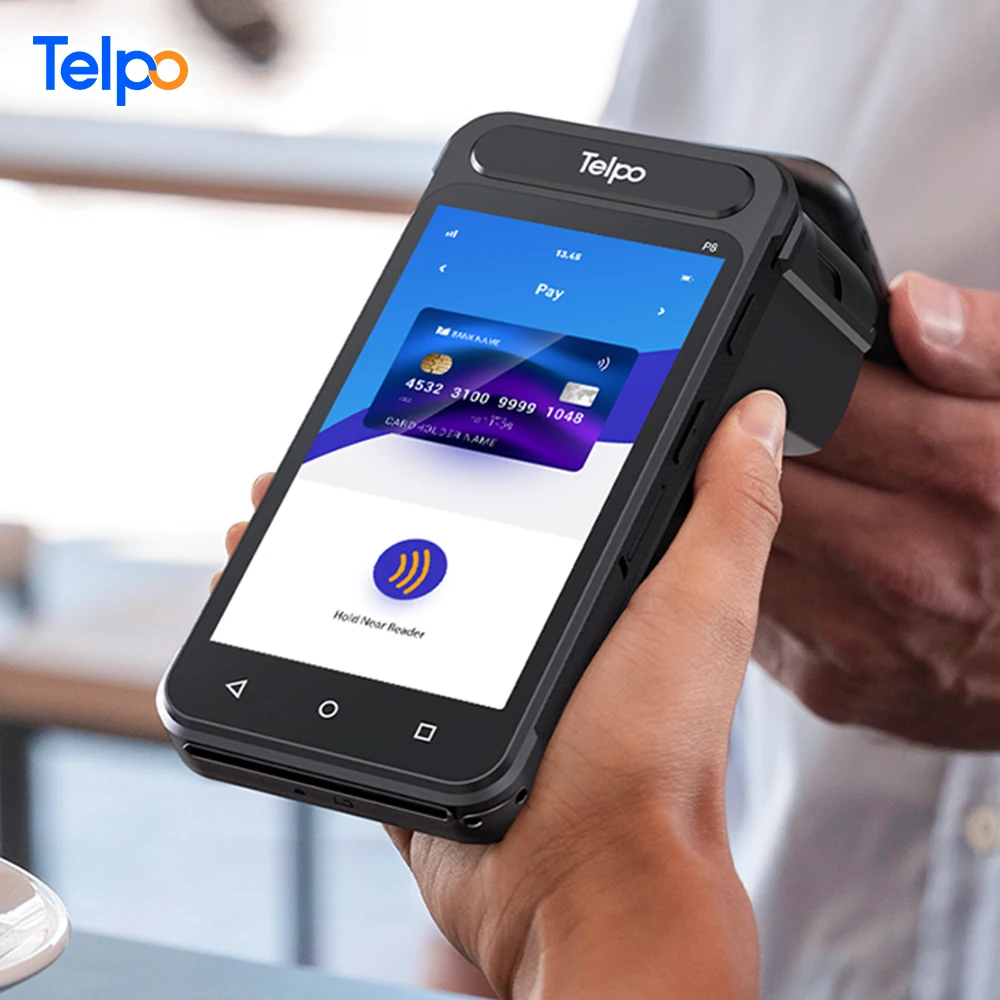 Telpo P8 5-дюймовый мобильный телефон 4g Android 10, платежное оборудование, мобильная система точек продаж