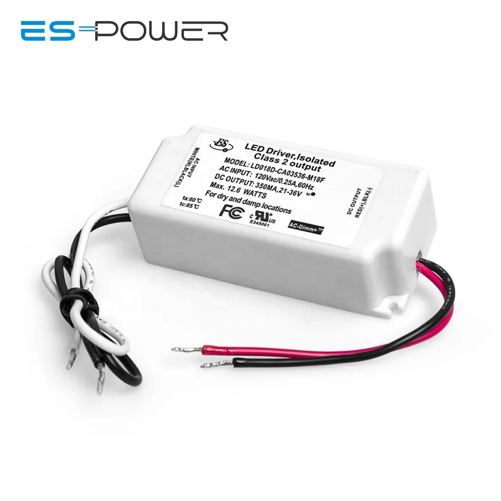 UL  led 12w 14w 16w 18w 20W panel light driver constant current Triac dimmable led drivers