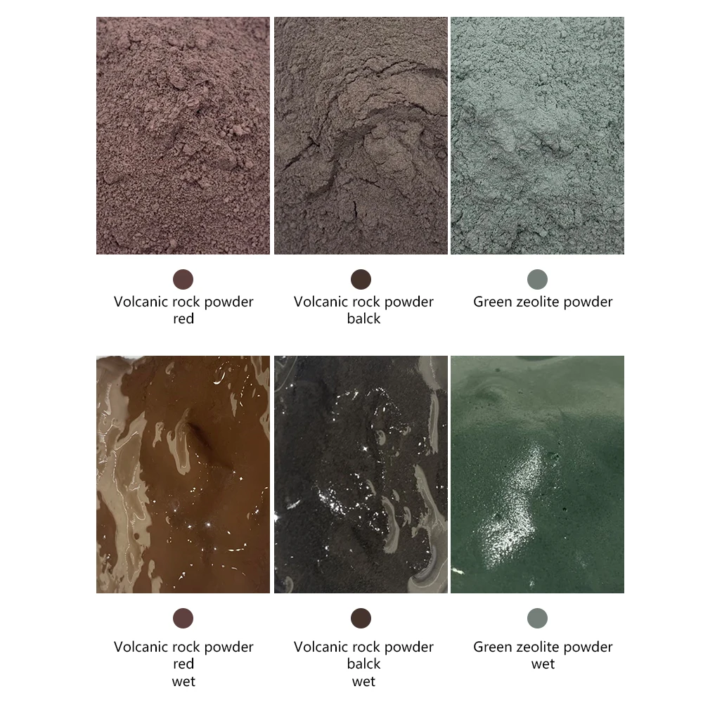 Wholesale high-quality cheap volcanic rock powder 325 mesh black redFor mud film medicine bath