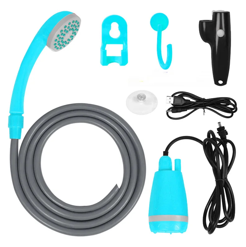 USB Car Shower Battery Portable Outdoor Shower Outdoor Cleaning Product
